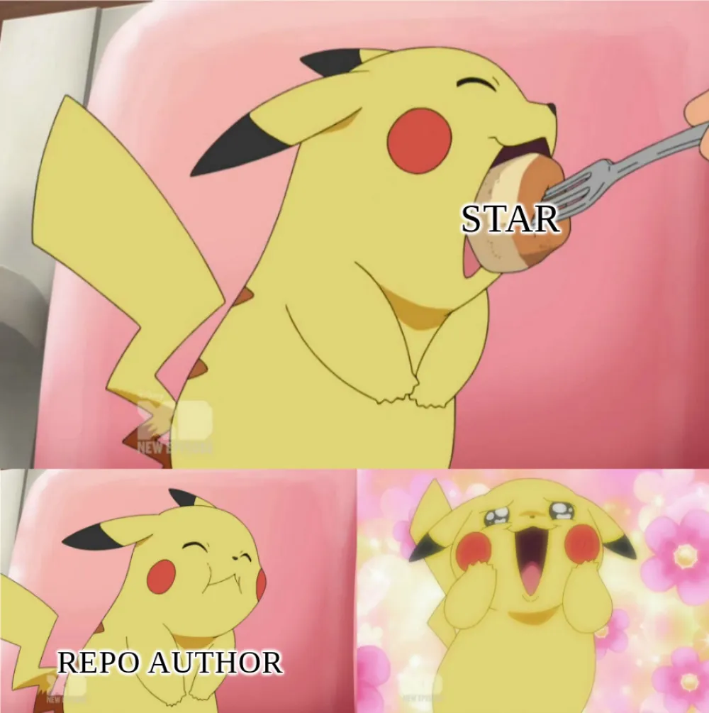 Pikachu eating cake meme